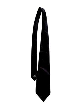 Dockers Mens Black Stain-Resistant Tie Handmade In China 100% Polyester